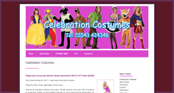 Desktop Screenshot of celebrationcostumes.co.uk